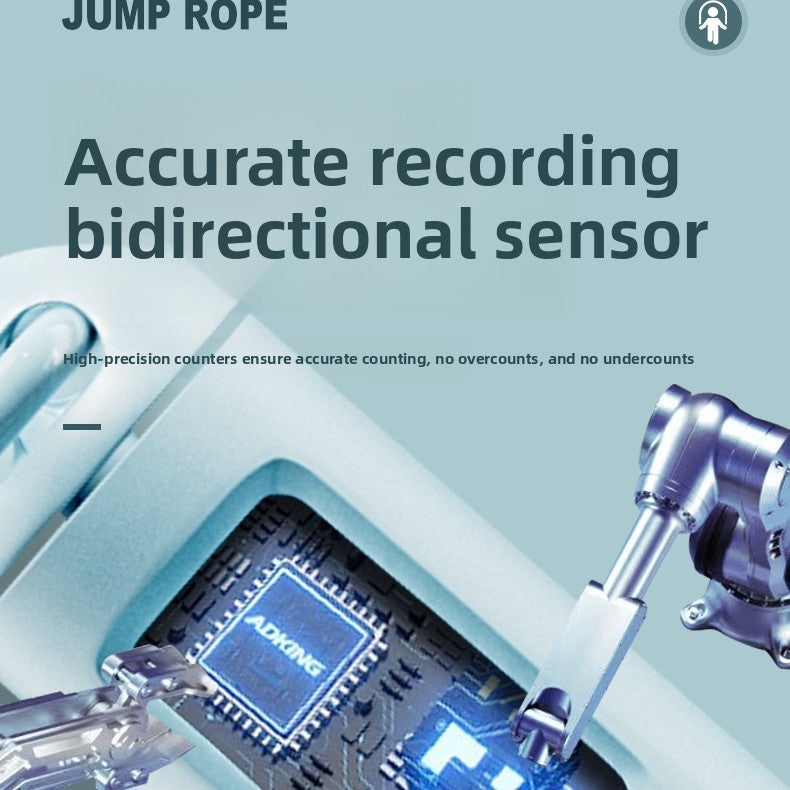 New intelligent electronic counting  rope, multi-functional dual-purpose cordless big ball, weight-bearing and fat-reducing fitness wire  rope