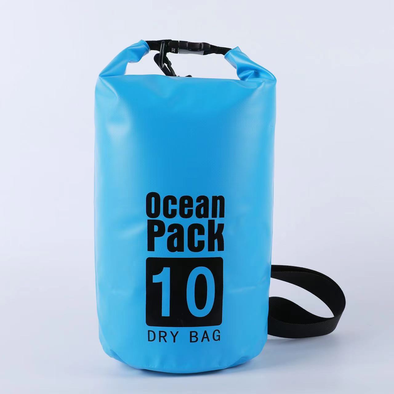 Outdoor PVC waterproof bag diving rafting single and double shoulder straps floating, waterproof bag swimming waterproof