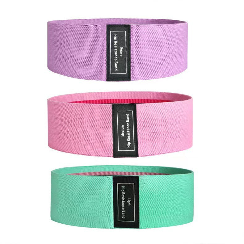Fitness yoga polyester elastic belt, easy shaping yoga tension belt, squat and beautiful buttocks auxiliary products resistance belt