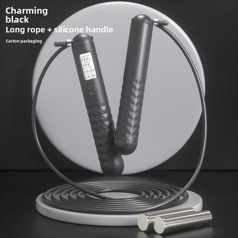 New intelligent electronic counting  rope, multi-functional dual-purpose cordless big ball, weight-bearing and fat-reducing fitness wire  rope