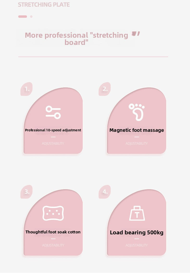 Folding stretching inclined pedal calf muscle massage magnet stretching plate gear adjustment stretching home fitness equipment