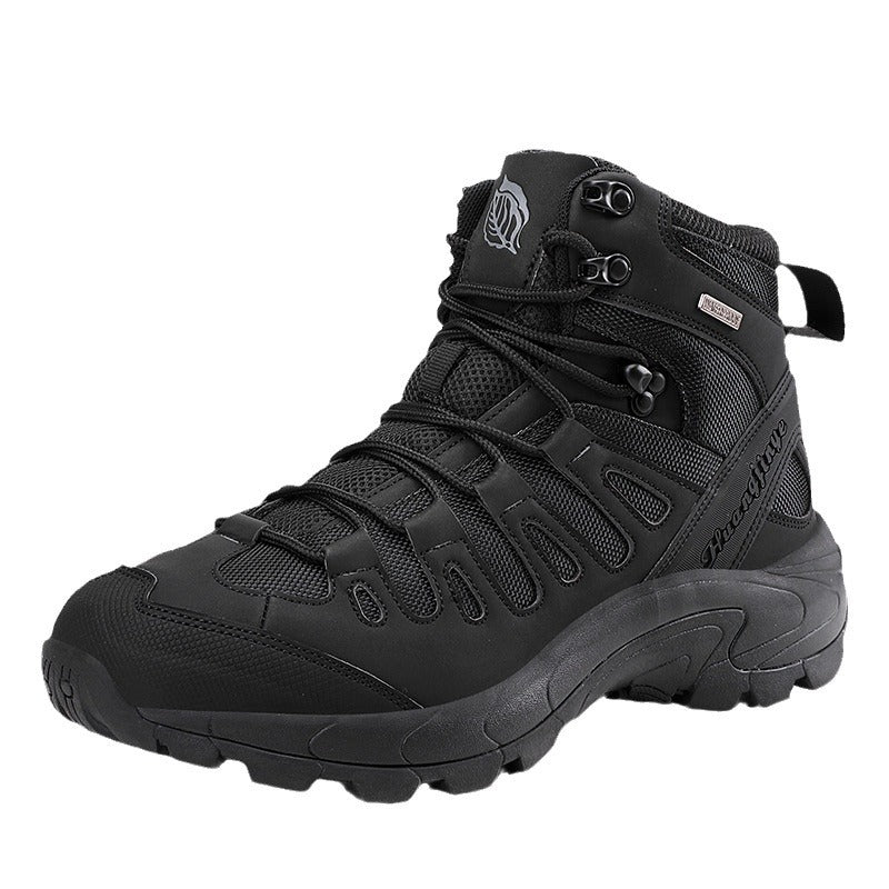 Men's Waterproof Hiking Boots | Military-Style Outdoor Shoes