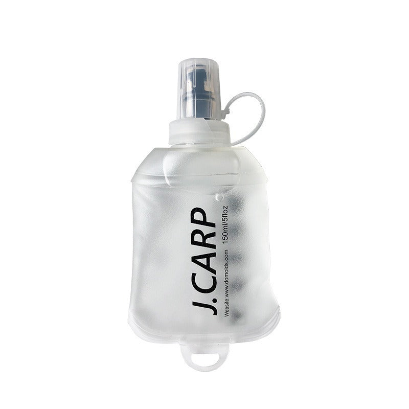 Outdoor sports cycling mountaineering water bottle, marathon running soft water bottle does not contain BPA foldable water bag