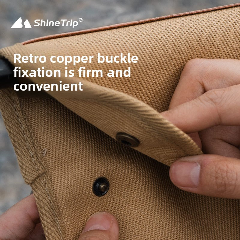 Mountain Fun Outdoor Camping Kermit chair armrest hanging bag, side multi-functional storage bag, portable storage bag