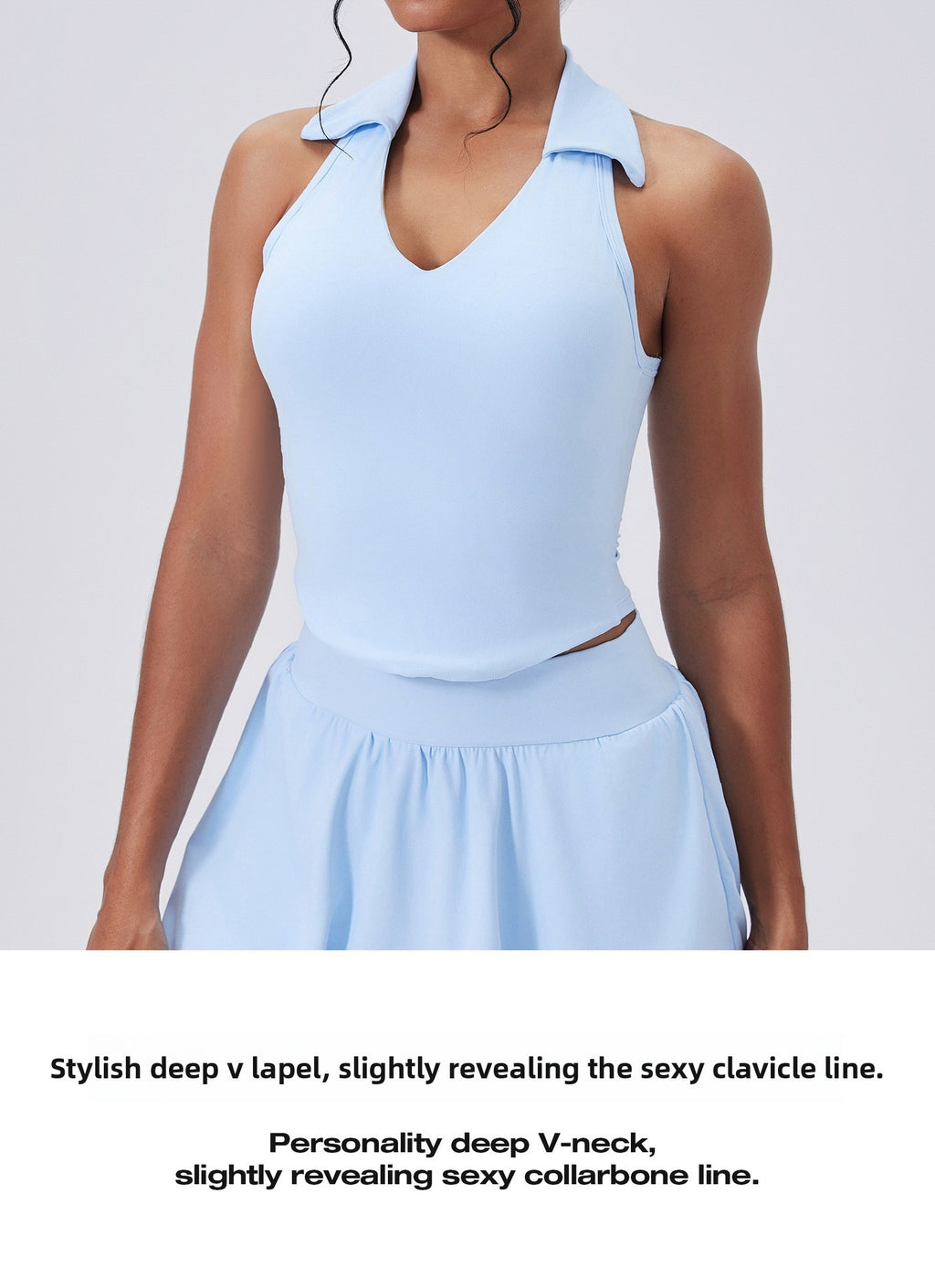 Naked Breathable Lapel Beauty Back Yoga Vest Fitness Bra Skinny Outdoor Sports Running Fitness Clothing