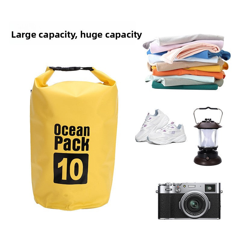 Outdoor PVC waterproof bag diving rafting single and double shoulder straps floating, waterproof bag swimming waterproof