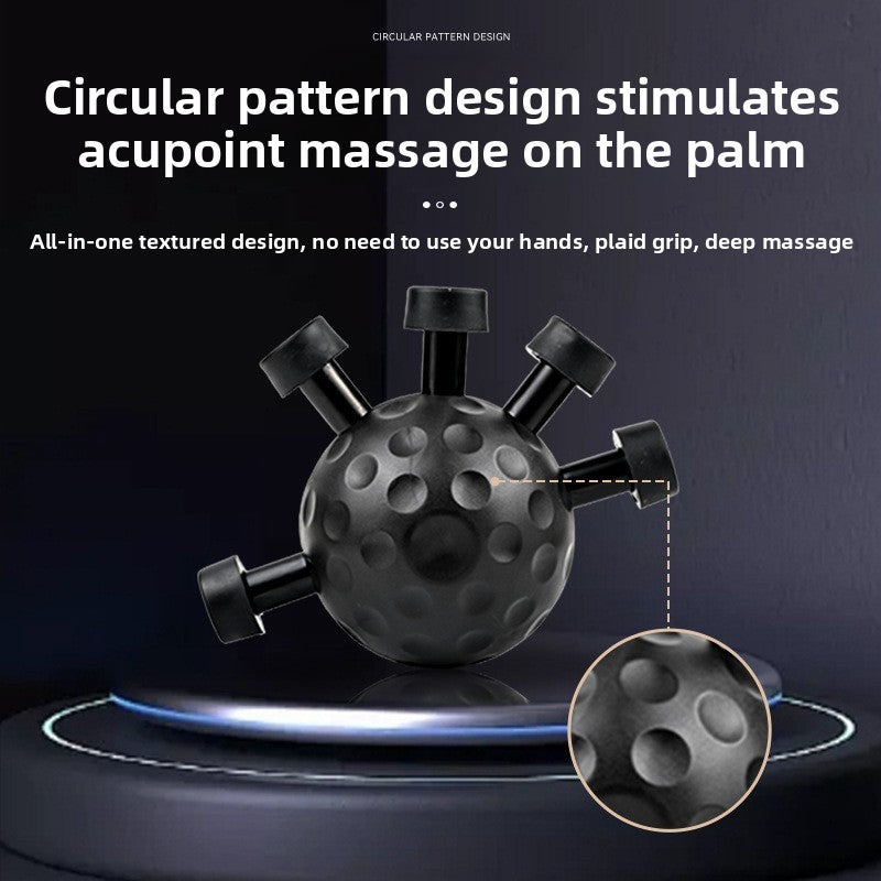 Five-finger grip ball, finger press ball, hand exercise, decompression, pressure grip ball, finger strength trainer, fitness equipment