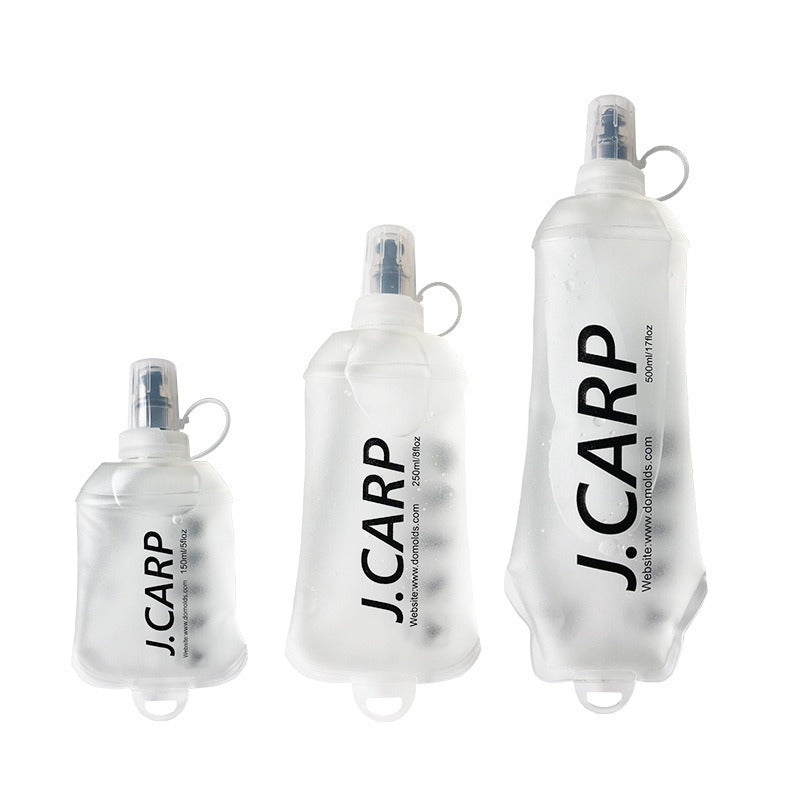 Outdoor sports cycling mountaineering water bottle, marathon running soft water bottle does not contain BPA foldable water bag