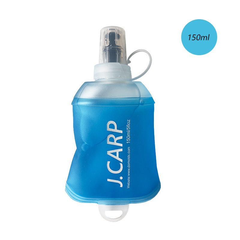 Outdoor sports cycling mountaineering water bottle, marathon running soft water bottle does not contain BPA foldable water bag