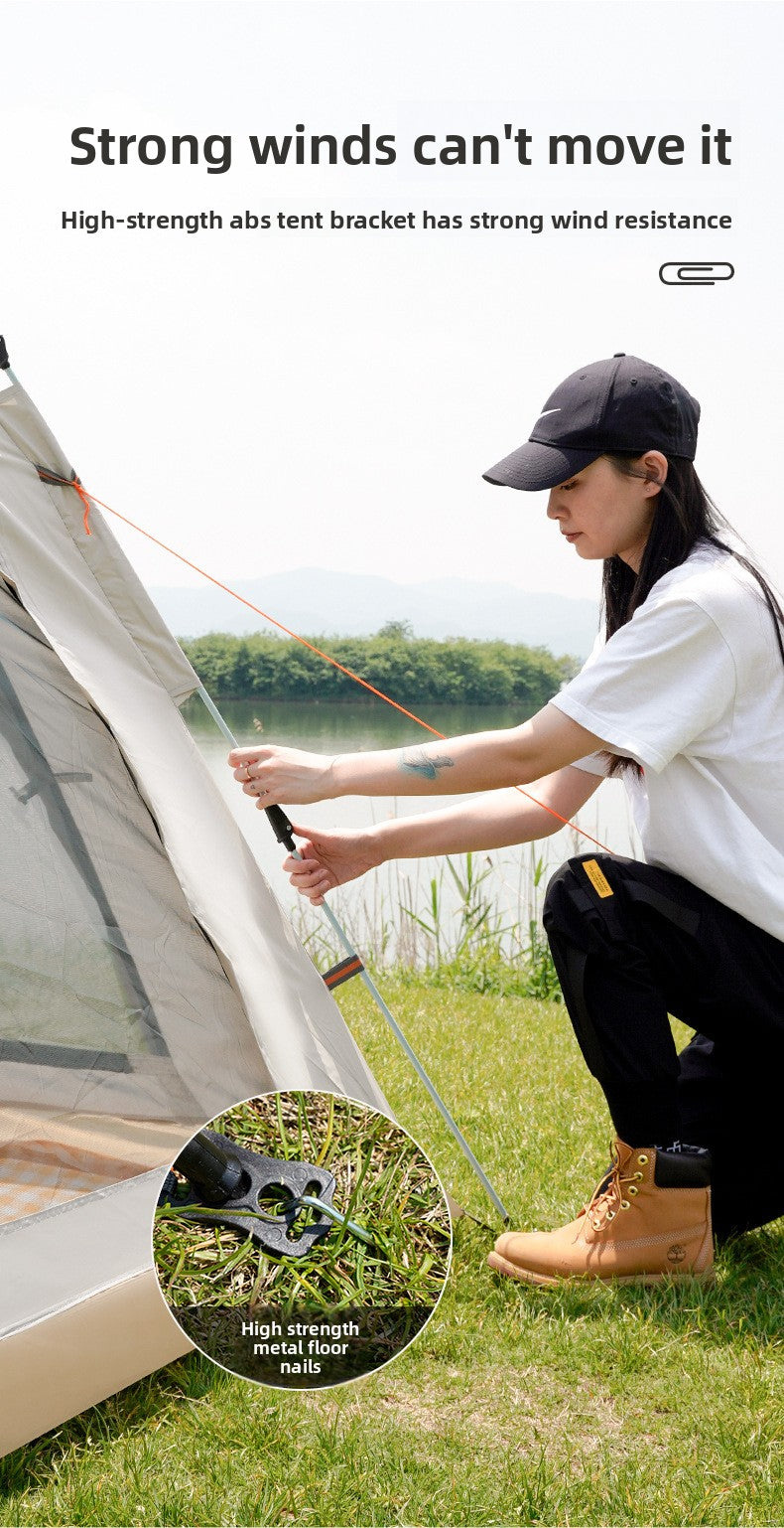 Automatic Pop-Up Camping Tent | Waterproof 2-in-1 Canopy