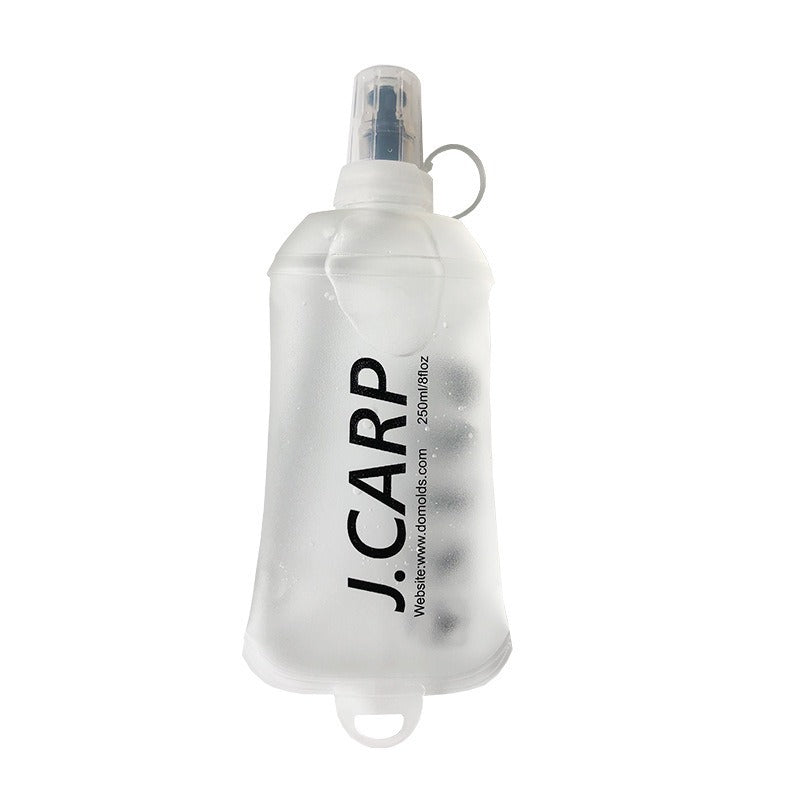 Outdoor sports cycling mountaineering water bottle, marathon running soft water bottle does not contain BPA foldable water bag