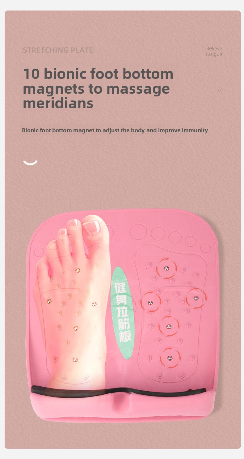 Folding stretching inclined pedal calf muscle massage magnet stretching plate gear adjustment stretching home fitness equipment