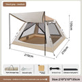 Automatic Pop-Up Camping Tent | Waterproof 2-in-1 Canopy