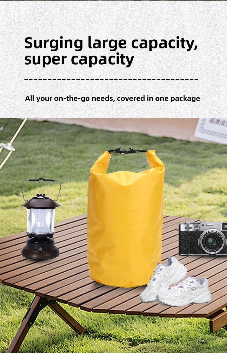 Outdoor PVC waterproof bag diving rafting single and double shoulder straps floating, waterproof bag swimming waterproof