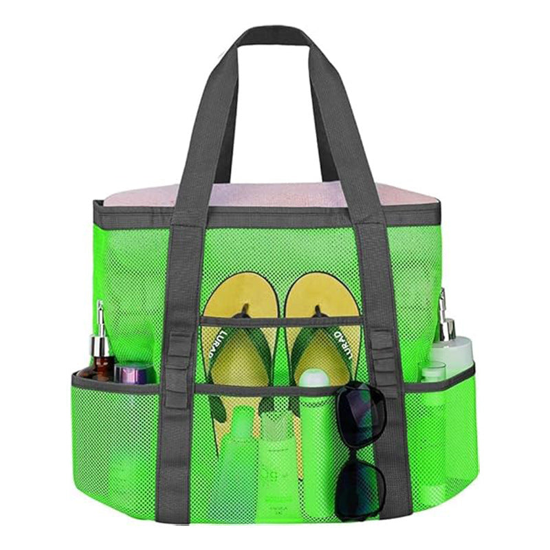 Beach bag shoes swimsuit seaside travel storage bag multi-functional mesh shoulder portable swimming bag