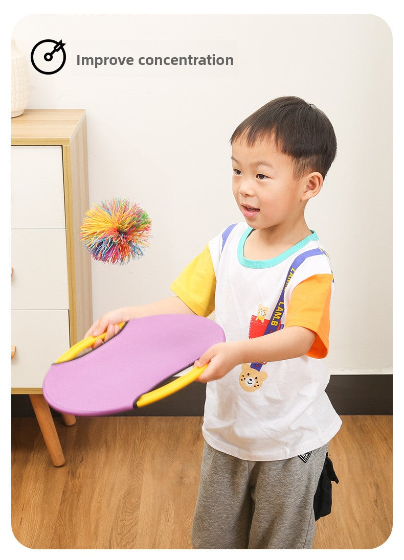 Children's elastic ring throwing and receiving ball Kindergarten sports equipment Sensory integration training activity props Parent-child toys