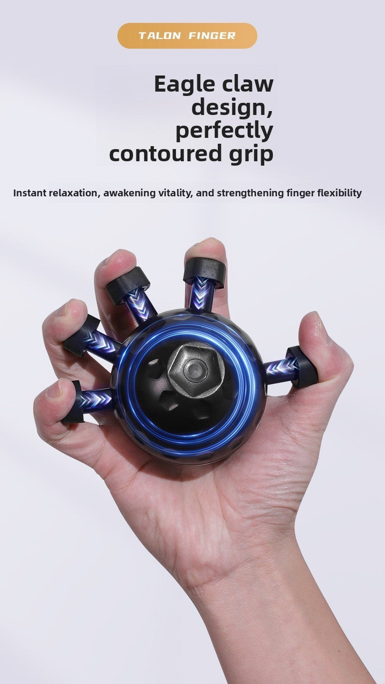 Five-finger grip ball, finger press ball, hand exercise, decompression, pressure grip ball, finger strength trainer, fitness equipment