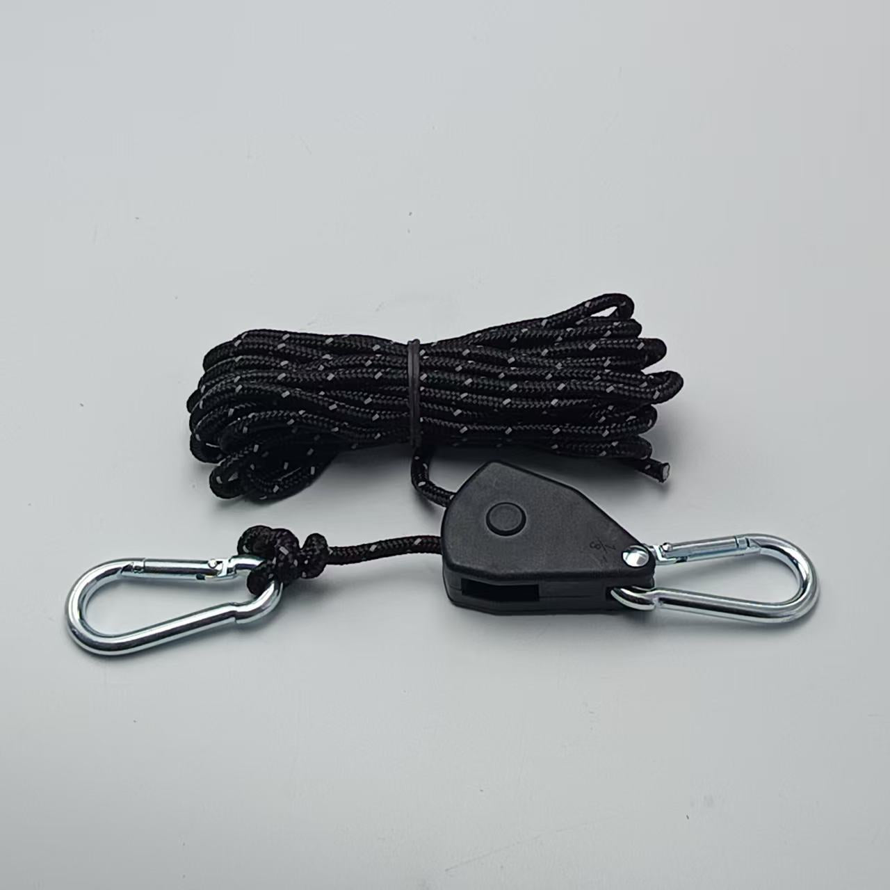 Outdoor pulley rope buckle tent canopy adjustment lifting small metal iron buckle sling hook rope tensioner pulley